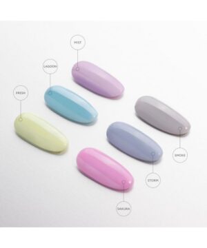 Alternative view of Color Rubber Base Gel, SMOKE, 8 ml