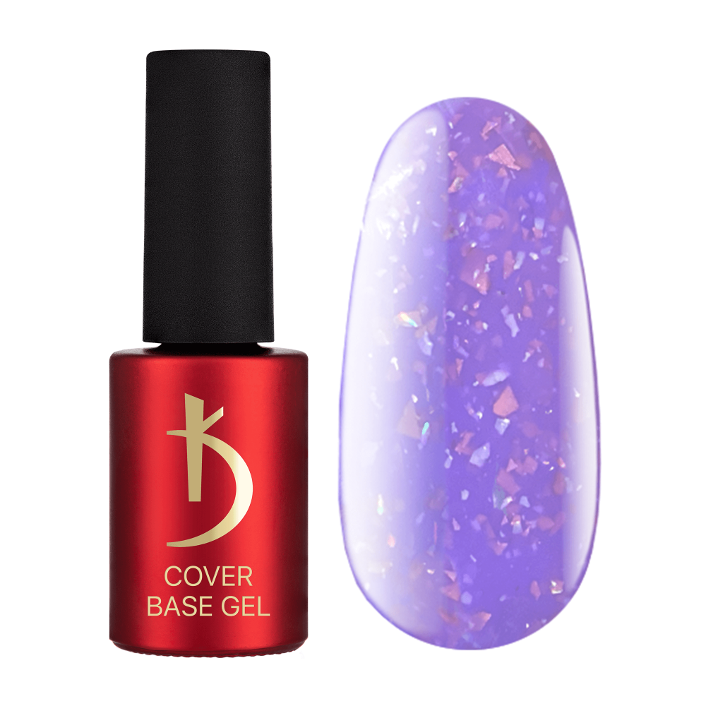 Color Rubber Base Gel, FLAKE 10, 7 ml - Image 3