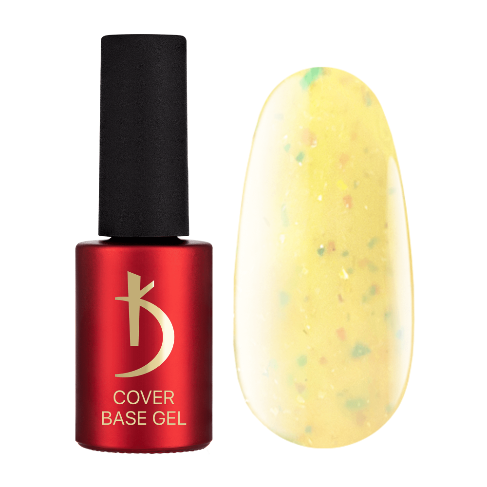 Color Rubber Base Gel, FLAKE 14, 7 ml - Image 3