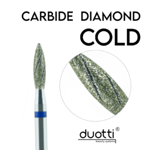 Carbide Diamond COLD- FLAMA -  Ø 2,3 mm - Grão médio azul