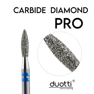 Carbide Diamond PRO- FLAMA -  Ø 2,3 mm - Grão médio azul