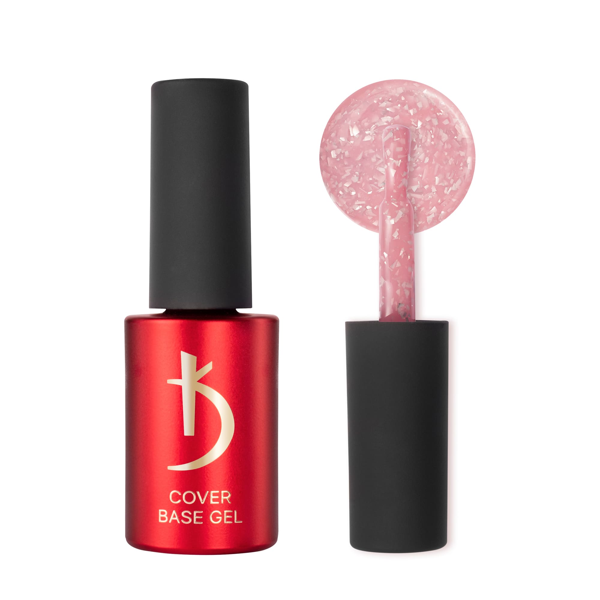 Color Rubber Base Gel, FLAKE 04, 7 ml