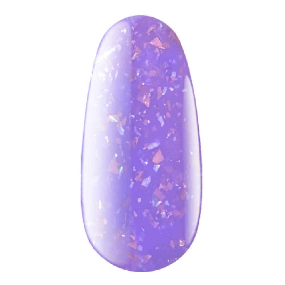 Color Rubber Base Gel, FLAKE 10, 7 ml - Image 2