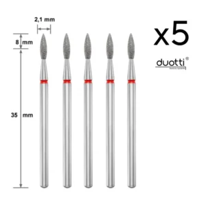 Kit de 5 ponteiras Duotti - DD-243R-021XL