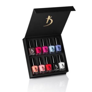 Kodi Coleção de 10 Vernizes de Unhas, 10 ml/ud